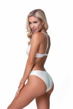 Load image into Gallery viewer, METALLIC SCOOP TOP BIKINI SET