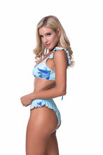 Load image into Gallery viewer, FLORAL RUFFLED BIKINI SET