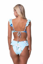 Load image into Gallery viewer, FLORAL RUFFLED BIKINI SET