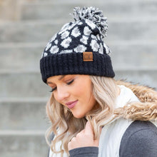 Load image into Gallery viewer, CC Leopard Pom Beanie