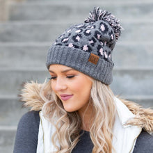 Load image into Gallery viewer, CC Leopard Pom Beanie