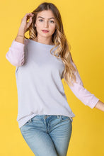 Load image into Gallery viewer, Waffle Knit Two Tone Tunic