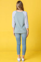 Load image into Gallery viewer, Waffle Knit Two Tone Tunic