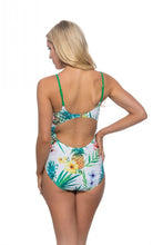 Load image into Gallery viewer, Pineapple cutout one piece swimsuit