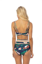 Load image into Gallery viewer, FLORAL PRINT MESH INSERTS BIKINI SET