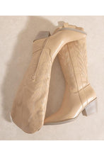 Load image into Gallery viewer, SAMARA-EMBROIDERY WESTERN KNEE HIGH BOOTS