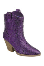 Load image into Gallery viewer, RIVER-01-RHINESTONE WESTERN BOOTS