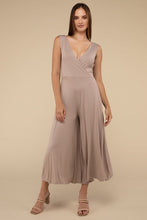 Load image into Gallery viewer, Surplice Neckline Sleeveless Jumpsuit
