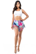 Load image into Gallery viewer, TIE DYE DENIM SHORTS
