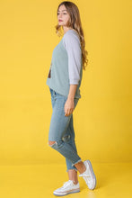 Load image into Gallery viewer, Waffle Knit Two Tone Tunic
