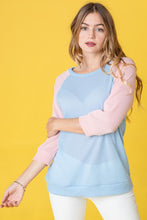 Load image into Gallery viewer, Waffle Knit Two Tone Tunic
