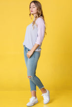 Load image into Gallery viewer, Waffle Knit Two Tone Tunic

