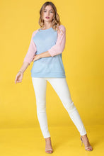 Load image into Gallery viewer, Waffle Knit Two Tone Tunic
