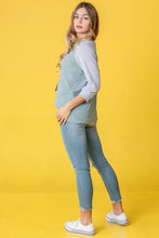 Load image into Gallery viewer, Waffle Knit Two Tone Tunic
