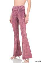 Load image into Gallery viewer, Acid Wash High Waist Raw Edge Hem Pants
