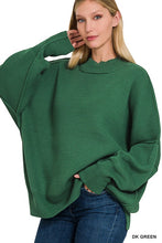 Load image into Gallery viewer, Side Slit Oversized Sweater
