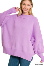 Load image into Gallery viewer, Side Slit Oversized Sweater
