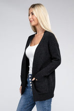 Load image into Gallery viewer, Melange Open Front Sweater Cardigan
