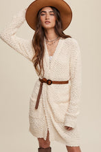 Load image into Gallery viewer, Popcorn Open Knit Cardigan Sweater
