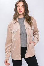 Load image into Gallery viewer, Corduroy Button Down Jacket With Pockets
