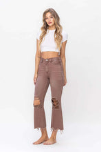 Load image into Gallery viewer, 90&#39;s Vintage Crop Flare Jean
