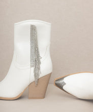 Load image into Gallery viewer, Kai - Rhinestone Fringe Boots
