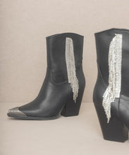 Load image into Gallery viewer, Kai - Rhinestone Fringe Boots

