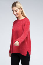 Load image into Gallery viewer, Raglan Chenille Sweater

