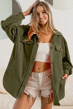 Load image into Gallery viewer, Fleece Buttoned Down Oversized Jacket
