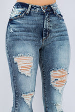 Load image into Gallery viewer, Storm Bell Bottom Jean in Stone Wash
