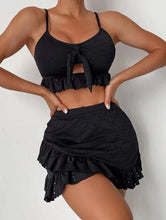 Load image into Gallery viewer, 3 piece swimsuit and cover up set
