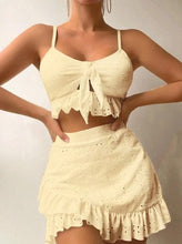 Load image into Gallery viewer, 3 piece swimsuit and cover up set
