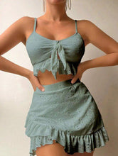 Load image into Gallery viewer, 3 piece swimsuit and cover up set
