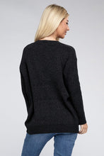 Load image into Gallery viewer, Melange Open Front Sweater Cardigan
