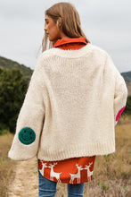 Load image into Gallery viewer, The Fuzzy Smile Long Bell Sleeve Knit Cardigan

