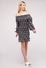 Load image into Gallery viewer, Floral Print Square Neck Dress
