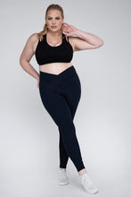 Load image into Gallery viewer, Plus Size V Waist Full Length Leggings
