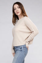Load image into Gallery viewer, Ribbed Dolman Long Sleeve Sweater
