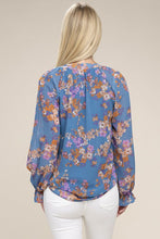 Load image into Gallery viewer, Floral chiffon blouse
