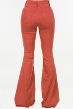 Load image into Gallery viewer, Bell Bottom Jean in Rust
