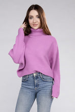 Load image into Gallery viewer, Viscose Dolman Sleeve Turtleneck Sweater
