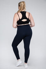 Load image into Gallery viewer, Plus Size V Waist Full Length Leggings
