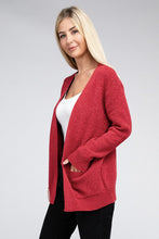 Load image into Gallery viewer, Melange Open Front Sweater Cardigan
