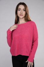 Load image into Gallery viewer, Ribbed Dolman Long Sleeve Sweater
