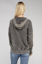 Load image into Gallery viewer, French Terry Acid Wash Kangaroo Pocket Hoodie
