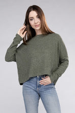 Load image into Gallery viewer, Ribbed Dolman Long Sleeve Sweater

