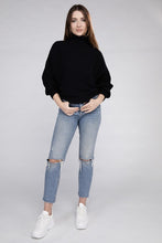 Load image into Gallery viewer, Viscose Dolman Sleeve Turtleneck Sweater
