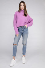 Load image into Gallery viewer, Viscose Dolman Sleeve Turtleneck Sweater
