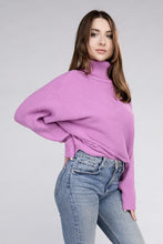 Load image into Gallery viewer, Viscose Dolman Sleeve Turtleneck Sweater
