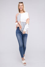 Load image into Gallery viewer, Colorblock Drop Sleeve Tee
